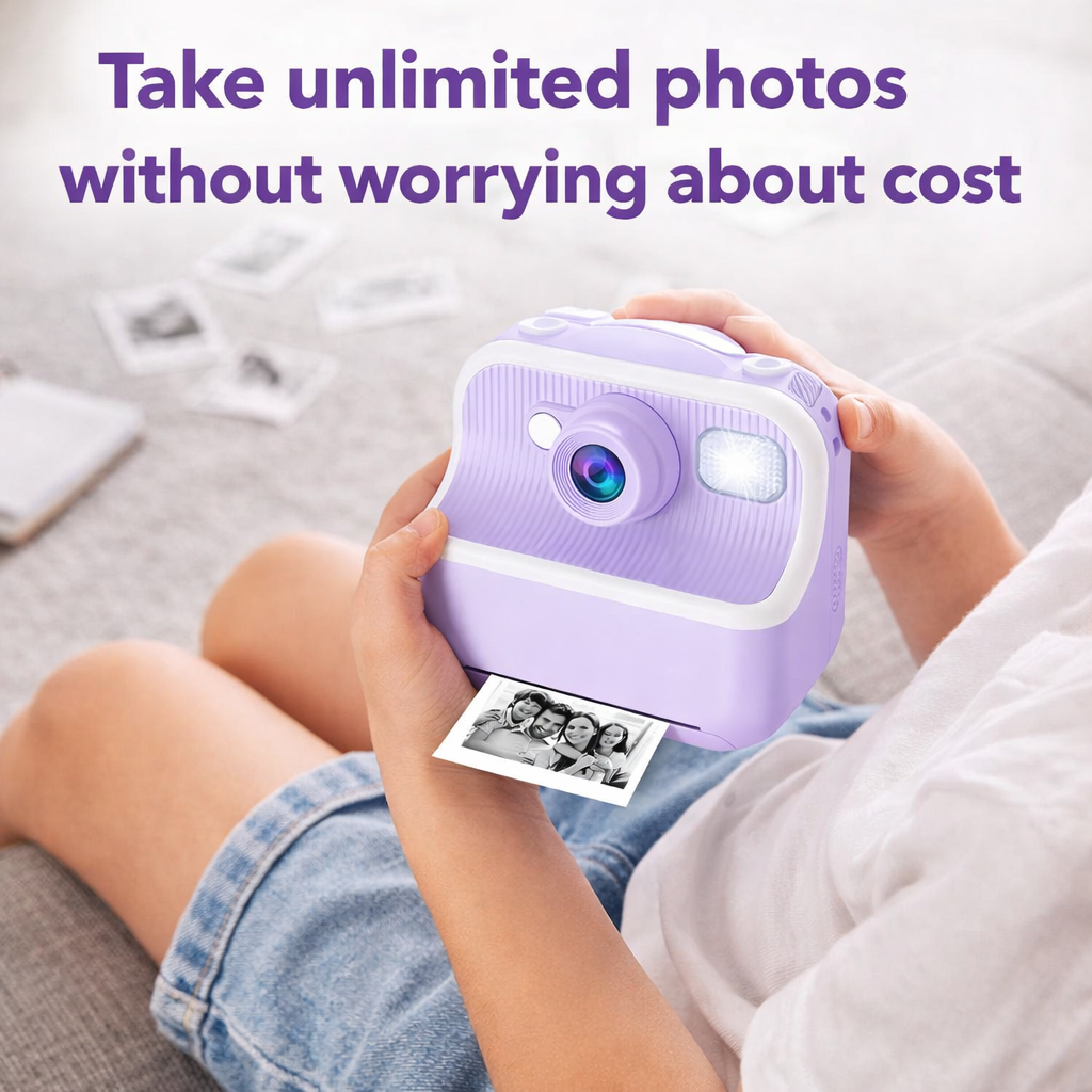 Kids Instant Print Camera