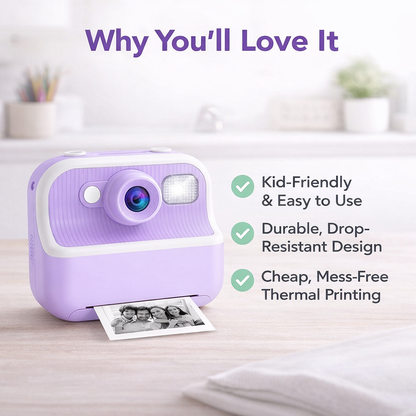 Kids Instant Print Camera
